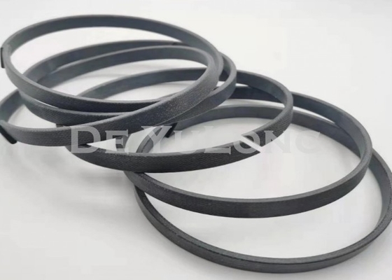 Black Color Hydraulic Cylinder Seals Piston Guide Ring Easy Installation